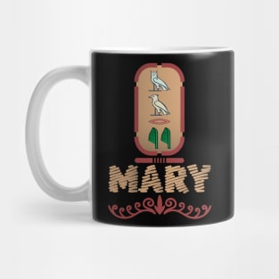 MARY-American names in hieroglyphic letters,  a Khartouch Mug